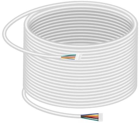 aqxreight Cavo Flessibile in Rame 5,35 M, 0,5 Mm2, per Sistemi Citofonici Videocitofonici