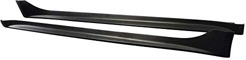 Side Skirts Compatible with 2008-2017 Mitsubishi Lancer, Factory Style PP Side Bottom Line Extension by IKON MOTORSPORTS, 2009 2010 2011 2012 2013 2014 2015 2016
