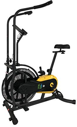 Fit4home Exercise Bike Cross Trainer Gym Equipment For Home Exercise Bikes Fitness Cardio Elliptical Trainer | Bluetooth LCD Monitor Adjustable Seat Pulse Sensors | KPR4590 Black