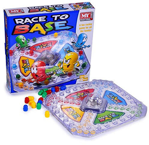 KandyToys M.Y Race to Base Traditional Family Board Game