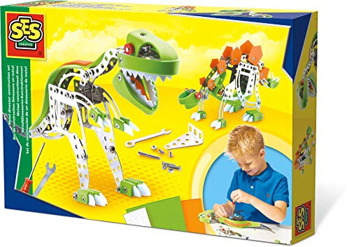 Metaal constructieset SES Dino (14958), Gemischte Farben