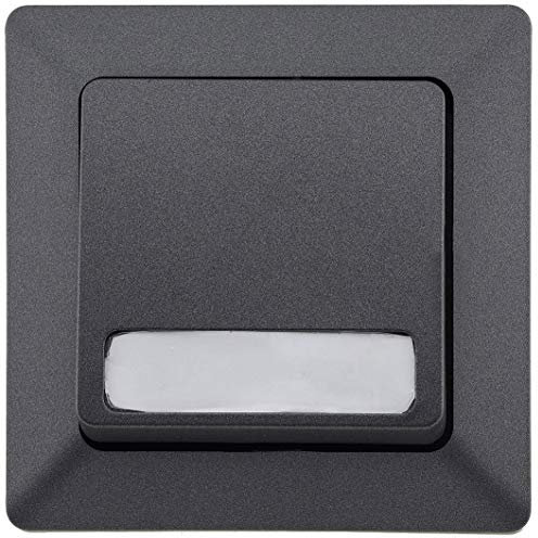 MILOS campanello, antracite, con cornice, incasso