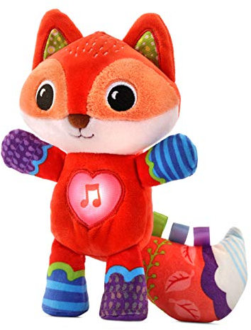 VTech-Baby Bosque, Dulces sueños y Abrazos, Peluche Interactivo para bebés +3 Meses, Diferentes Texturas, botón Luminoso Que Activa + de 50 Canciones, melodías y Frases, Multicolor, versión ESP