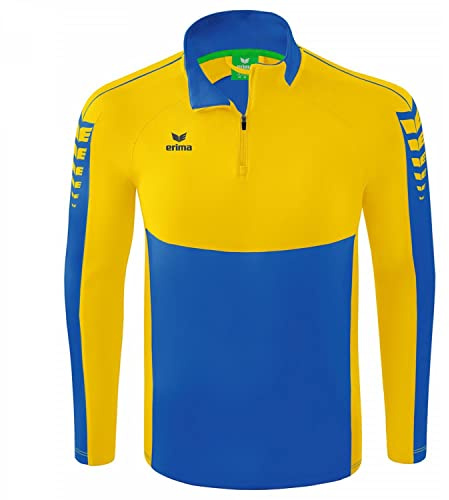 Erima Adult Six Wings Training Top, New Royal/Yellow, L