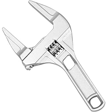 16-68mm Adjustable Spanner with Large Opening – Kitchen & Bathroom Spanner, Tap Spanner, Adjustable Sink Wrench, 200mm Length - Plumbing Wrench for Tight Spaces