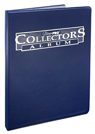 Ultra Pro Carpeta de 4 bolsillos: azul cobalto de coleccionista