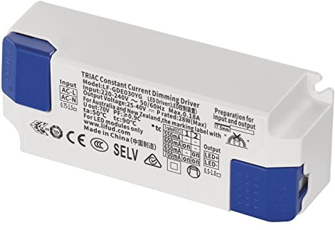 EMOS Dimmbarer LED Trafo Triac 28W, 550-750 mA, 25-42 V DC Konstantspannung Driver, Treiber, Transformator für LED-Einbauleuchten und Deckenleuchten EMOS NEXXO, Dimmer, LED-Panels