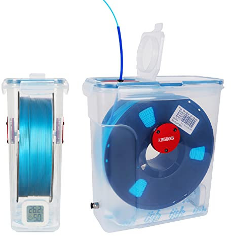 Kingroon Filament-Trocknerbox für den 3D-Drucker, 3D-Drucker-Filament-Trockenbox, hält das Filament während des 3D-Drucks trocken, 4 l, kompatibel mit 0,5/1 kg Filament und PLA-Filament und