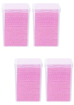 FOMIYES 800stücke Wimpernkleber Reinigungstücher Fusselfreie Wischpads Für Salonbedarf Zum Entfernen Von Kleberückständen Für Wimpernverlängerungen