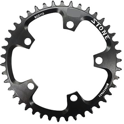 CaFfen Kettenblatt Kettenblatt rund 110 BCD 32 36 38 40 42 46 48 58 60 Zähne Rennrad Kettenblatt 38 ZäHne (Color : Hollow 34T)