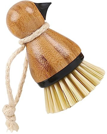 HAPINARY Kunststoff-reinigungsbürste Bambusgriff Vertikale Obst Und Gemüsebürste Küchenreinigungsbürste Praktisch Und Langlebig