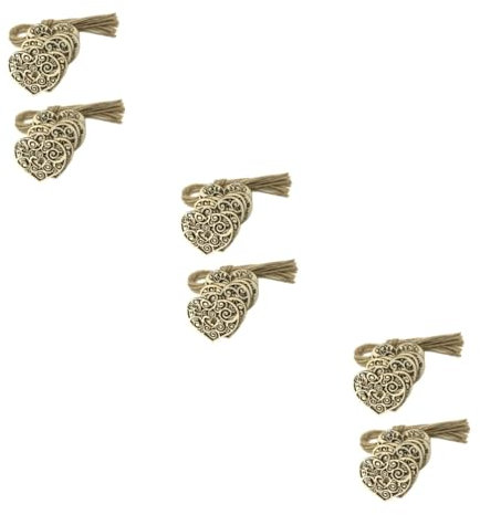 VILLCASE 60 Stk Gefälligkeiten für Hochzeitsfeiern wandverkleidung wand polsterung party decoration Holzplaketten wedding decor Partei hängender Anhänger hölzerne hängende Verzierung
