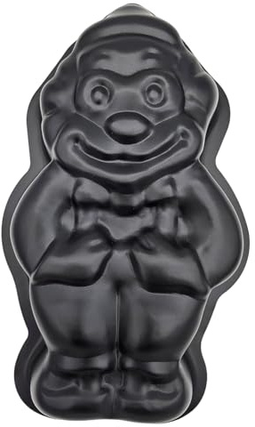 Hera Motivbackform Clown Backform - 3D, Geburtstage, 27x17x6cm 1,4L Volumen, Metall, Antihaftbeschichtung