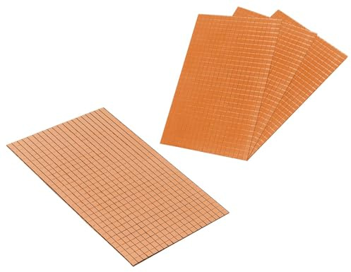 12000 specchio mosaico piastrelle quadrate Glitter vetro mosaico adesivo supporto Natale fai da te decorazione fai da te, 5x5mm x 20 fogli (arancione)