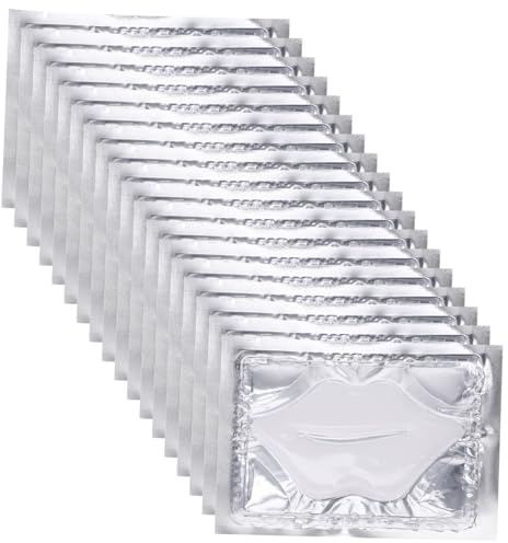 ADOCARN 25stücke Teiliges Kollagen Lippenmasken Feuchtigkeitsspendend Und Pflegend Exfolierende Gel-pads Zur Lippenpflege Anti-falten Wirkung Geeignet Für Trockene Rissige Lippen Sanfte Ha