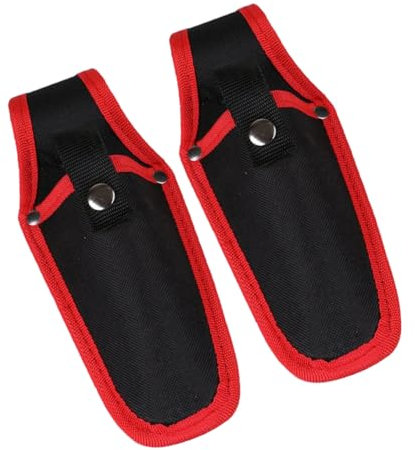 HOMSFOU 2pcs Canvas Gardening Tool Pouch for Pruning Shears Scissors Cover Bag for Gardeners Portable and Stylish Tool Storage for Outdoor Activities