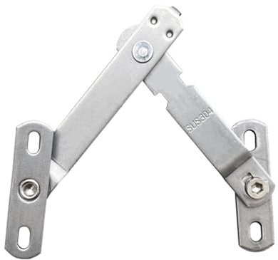 Tope de ventana de acero inoxidable mejorado, bloqueo de ventana, instalación sin esfuerzo, mejora la seguridad de la ventana a mayor distancia de apertura