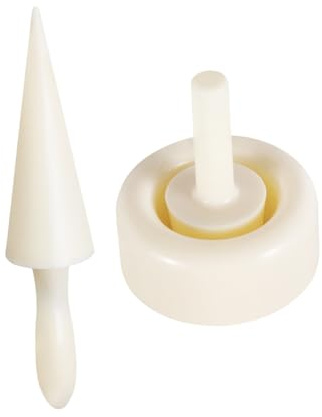 UKCOCO Moule à Cornet de Glace Inoxydable Rouleau Cône Ergonomique Réutilisable pour Pâtisserie et Dessert Adapté Maison et Boutique