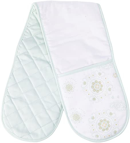 Premier Housewares 5100042 Double Gant à Four Paisley Spiral Coton 18 x 2 cm
