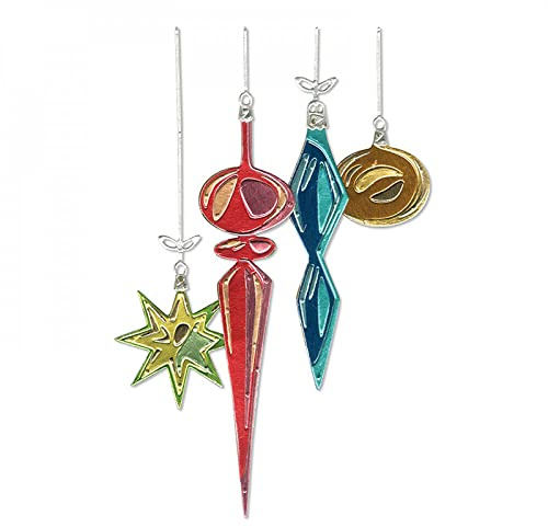 Sizzix 664197 Hanging Ornaments by Tim Holtz Stanzschablonen, Mehrfarben, Einheitsgröße