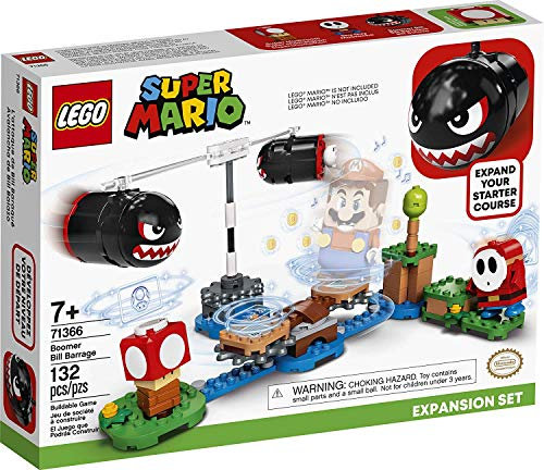 LEGO Super Mario Boomer Bill Barrage Expansion Set 71366 Building Kit; Toy for Kids to Add to Their Super Mario Adventures with Mario Starter Course (71360) Playset, New 2020 (132 Pieces)