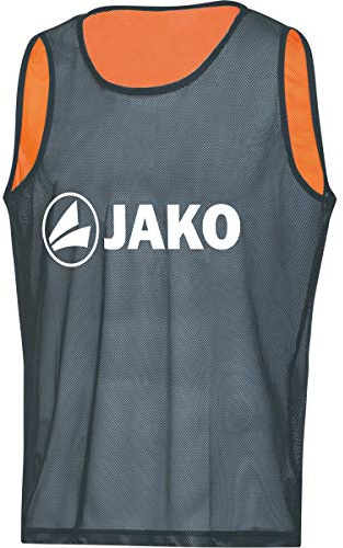 JAKO Wende Leibchen, Größe:Bambini, Farbe:Neonorange/steingrau