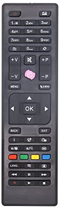 FOXRMT RC4875 RC4870 Télécommande remplacée pour Continental Edison Tucson Telefunken Blaupunkt JVC Oceanic Bush OKI Technika OK. CELCUS Finlux Ansonic Digihome, Aucune Configuration nécessaire