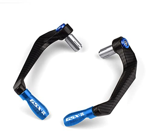 LHSM Handschützer GSXR Motorrad Hebelschutz Bremskupplungshebel Schutz Proguard Für Suzuki GSXR 1300 1000 750 600 K1 K2 K3 K4 K5 K6 K7 K8 K9 (Color : Blue)