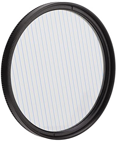 Blue Streak Filter, 62mm/67mm/72mm/77mm Anamorphic Light Flare Effect Filter for Camera Lens, Anamorphic Optical Glass with Rotating Frame, for Camera DSLR Cinematice Video(67mm)