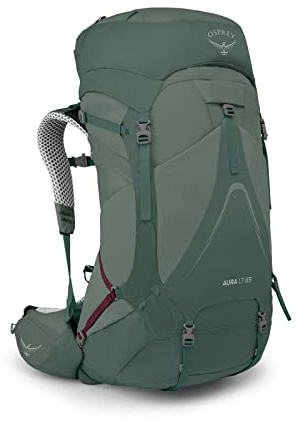 Osprey Aura AG LT Damen-Trekkingrucksack, 65L Medium/Large, Green