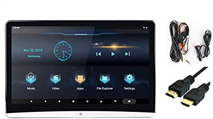 EBAYTV Lettore Dvd Portatile Monitor for poggiatesta for Auto da 10,1 Pollici HD 1080P Video Touch Screen WiFi/Bluetooth/USB/SD//FM Lettore Video MP5(1280RA 1ps)