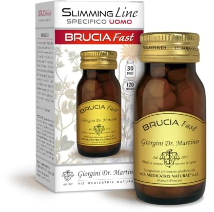 Dr Giorgini BRUCIA FAST UOMO pastiglie - 48 g (con estratti di cola, guaranà, maca e matè, utili per stimolare il metabolismo)