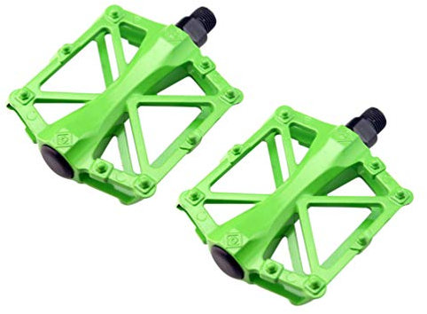 Grün Mountainbike Pedal Aluminium Fahrrad Plattform Pedale Radfahren Fahrrad Pedale for Fahrrad 1 Paar/378