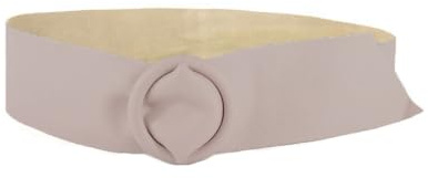 FrasiBags Breiter Damen-Gürtel aus echtem Leder mit Ringschnalle, eleganter Damen-Gürtel, hoher Gürtel für Kleidung, Gürtel für Damen, Leder, hergestellt in Italien