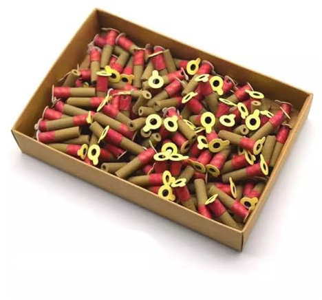 Moxa Röhre 180 Stück Mini-Moxa-Röhre, Moxibustion-Aufkleber, Therapie, rauchfreier Brenner für Die Moxa Massagetherapie(Color:180pcs Smoke-01)