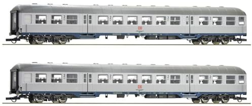 Roco 6200035 H0 2er-Set 2: Nahverkehrswagen der DB AG 2. Klasse Bn 719, 2. Klasse Bnr 725