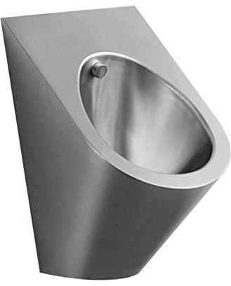 Urinoir à chasse d'eau commerciale pour hommes, urinoir mural haute efficacité en acier inoxydable, urinoir anti-débordement, toilettes verticales avec valve de chasse à capteur automatique, utilisé d