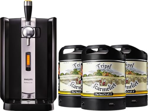 Tireuse à Bière PerfectDraft et 3 fûts 6L - 15 euros de consigne inclus - Idée cadeau (Tripel Karmeliet)