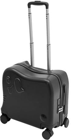 Kinderkoffer mit Rollen – Gepäcktasche mit Rollen, Kinderkoffer mit Griff | Verstellbares Kinder-Rollgepäck in Elefantenform, Kinder-Handgepäckkoffer mit Rollen, niedliche Kinderreisetasche für Kleink