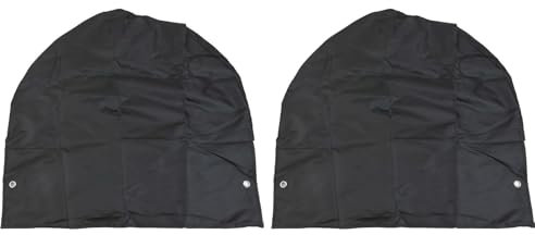 Heavy Duty Pack of 2 Wheel Covers, Suitable for RVs and Caravans, Protects Tyre from Environmental Damage, Fits 27–29 in (72.5 cm) Tyres, UV/Dust Protection