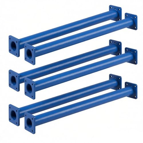Monkey Bars Leitersprossen-Set aus Metall, 38,5 cm, schwarz, 12 Stück, für drinnen und draußen, Kletterset für Kinder, Hinterhöfe, Spielplatz