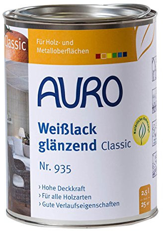 Auro Weißlack glänzend Classic - 2,5L