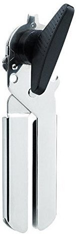 Westmark Zangendosenöffner, Länge: 19,8 cm, Edelstahl/Kunststoff, Safety, Silber/Schwarz, 12405560