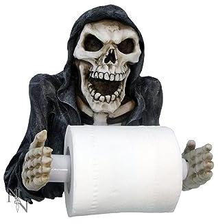 Nemesis Now Reapers Revenge Toilettenpapierhalter, 29,5 cm, Schwarz