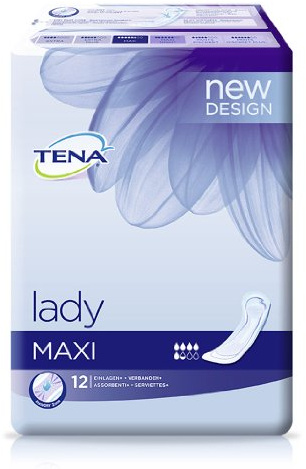 Tena Lady Maxi Inkontinenz-Einlage, bei mittlerer Blasenschwäche / 120 Stck.