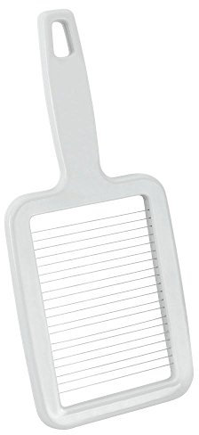 Metaltex 204702084 Kartoffelschneider aus Edelstahl, silber, 8 x 8 x 1 cm