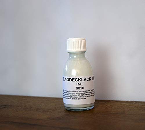 Leisten Hofmeister Reparaturlack für weiße Sockelleiste