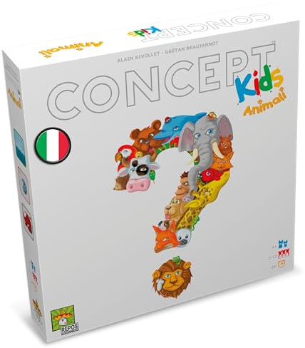 Asmodee – CONCEPT KIDS: ANIMALI – Gioco da Tavolo per Bambini