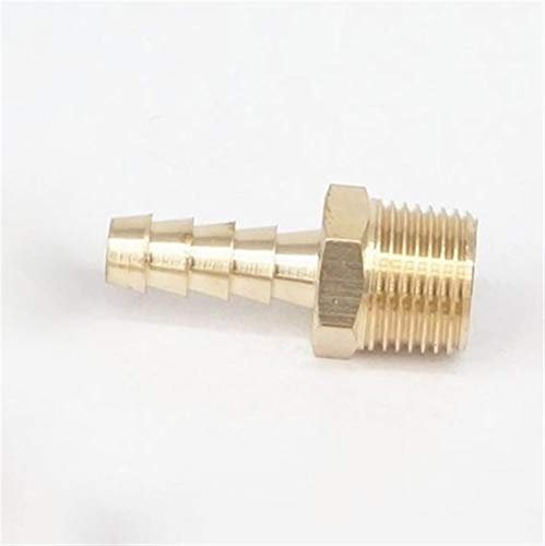 Xianglaa-Messing Schlauchtülle, 1/8 1/4 3/8 NPT 1/8 4mm 1/4 5/16 3/8 Schlauchkupplung Endstück Messing Betankungszubehör Stecker Kupplungen, , Hardware Zubehör ( Thread Specification : Type 9 )
