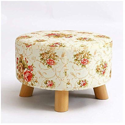 Sywlwxkq Holz Hocker/Niedriger Hocker/Kleine Kinderbank/Wohnzimmer Sofa Hocker/Foyer Schuhe zum Wechseln Hocker Aufbewahrungshocker (Color : D)